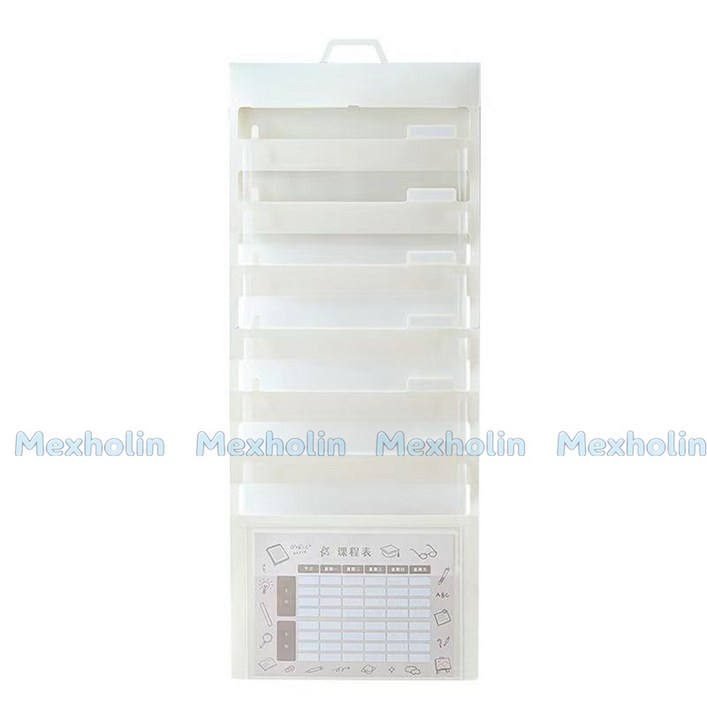 다용도 벽걸이 수납 포켓사무실파일아코디언손잡이시험지파티션 파일