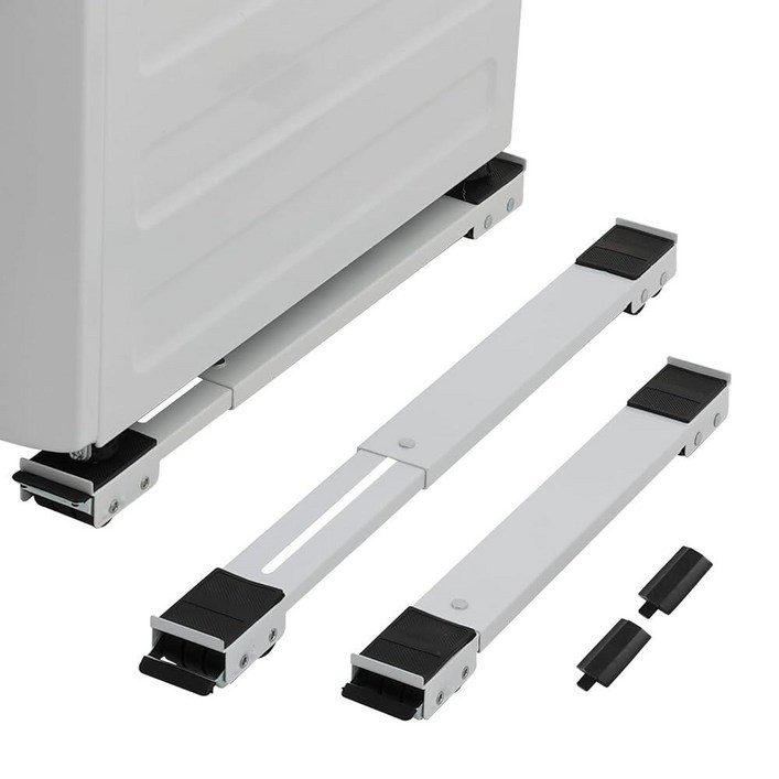 LUCKUP 튼튼한 가전제품 롤러, 확장 가능한 세탁기 스탠드 가구 롤러, 모바일 냉장고 베이스 가구 슬라이더, 냉장고용 세탁기 및 건조기 지지대, 299.4kg660파운드