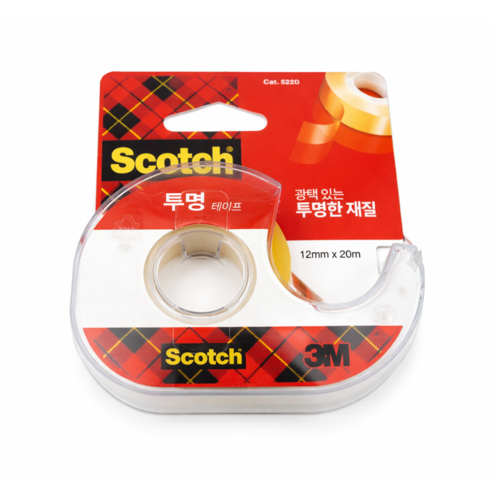 스카치 다용도 테이프 디스펜서 522D 12mm x 20m