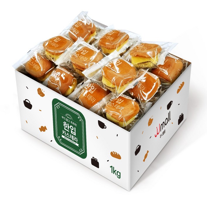 젤리젤리 부드럽고 촉촉한 한입 카스테라