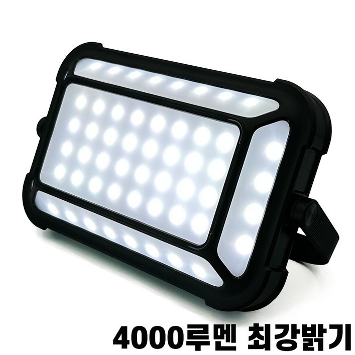 라이트헌터 캠핑랜턴 LED조명 C타입충전 캠핑조명, 1개, 매트블랙L