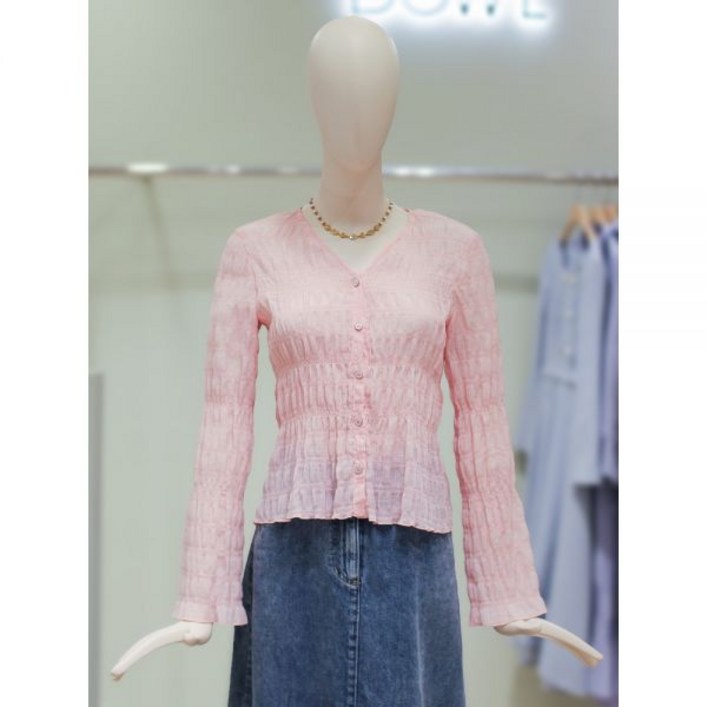 듀엘 브이넥 블라우스 L241PSC002 백화점 아울렛 한정수량 (3605052)