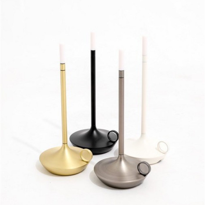 [wick] 윅 LED 테이블램프 캔들램프 그라파이트 감성조명 캠핑랜턴 촛대랜턴 촛대조명