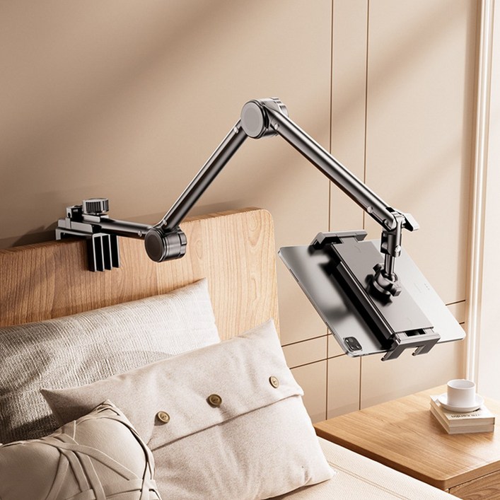 침대 책상 핸드폰 태블릿 고급 거치대 4단 관절  413인치  360도 회전