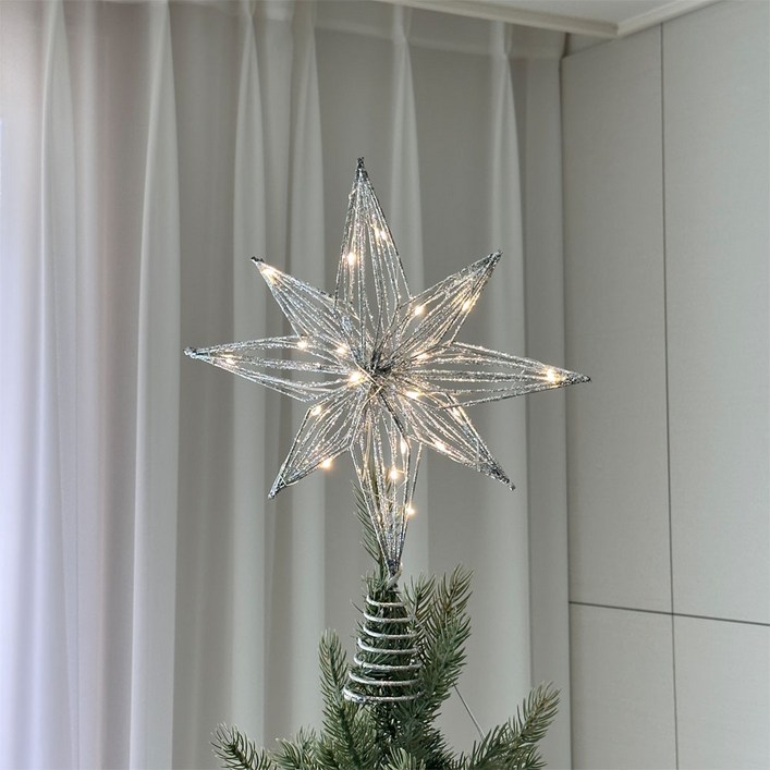 LED 트리탑 장식 별 크리스마스 트리 꼭대기별