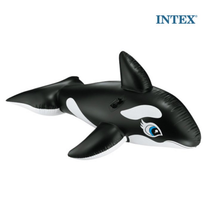 인텍스 돌고래라이드온 유아용 모양튜브