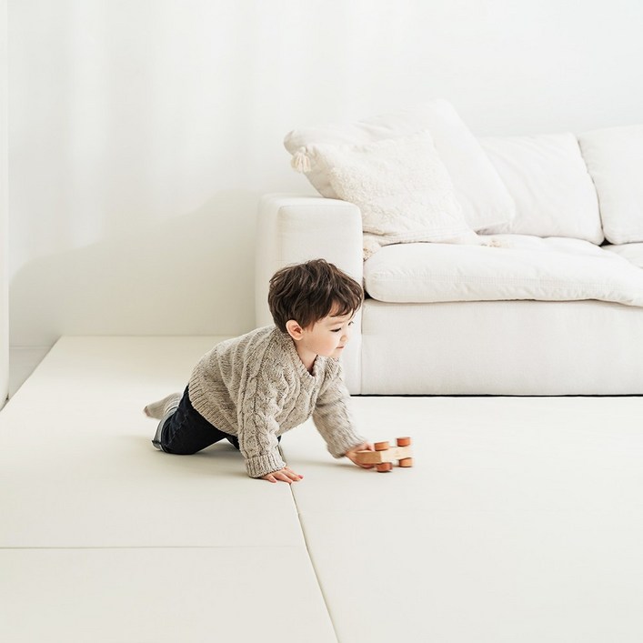 리포소홈 폴더매트 아기 유아 거실 놀이방 틈새 40x70 아이보리, 아이보리
