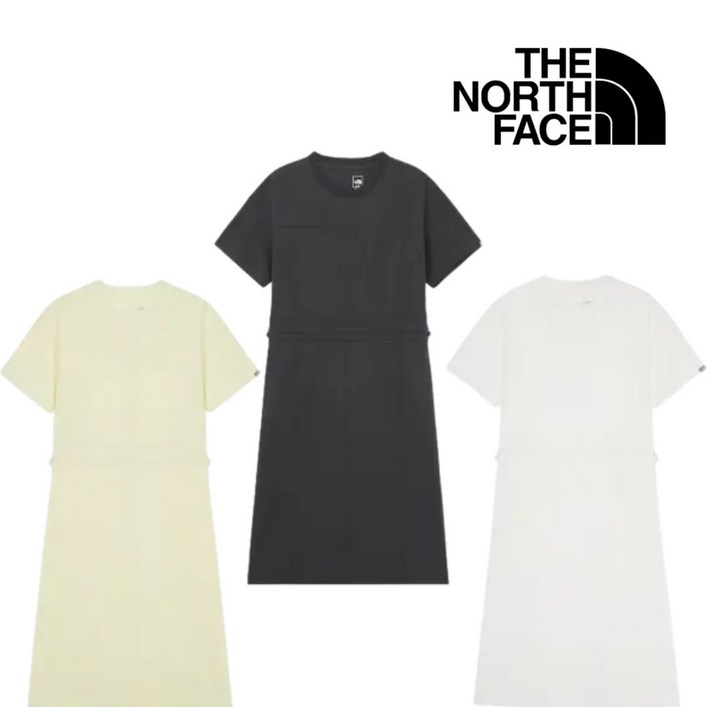 매장정품100 노스페이스 여름 시원한 편안한 간편한 데일리 캐주얼 내추럴 통기성 반팔 퍼미스 원피스