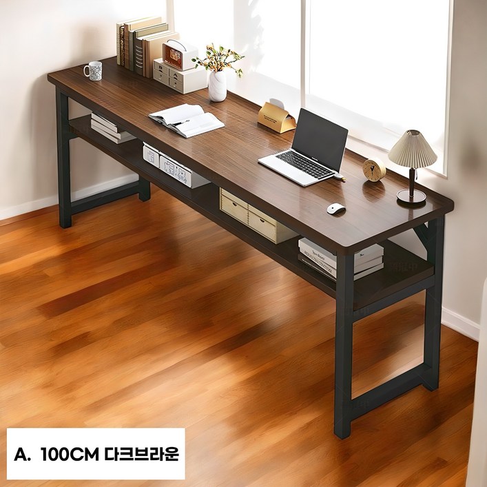 오드스우드 공간절약 창가테이블 폭좁은 원목 책상 카페 베란다 삭탁의자 공부책상