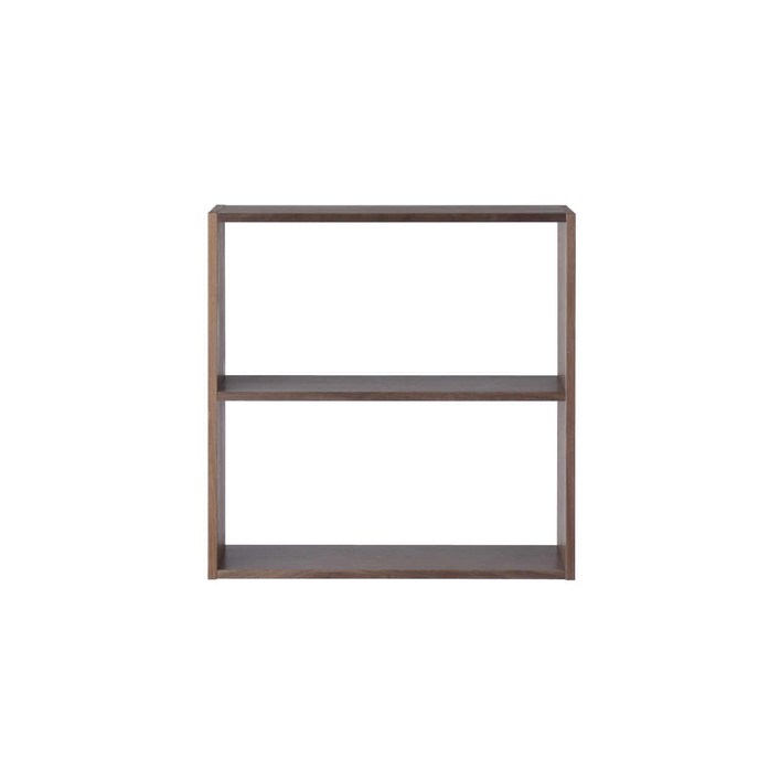 무인양품 MUJI 호두나무 수납 선반 와이드 2단, 4549738932352