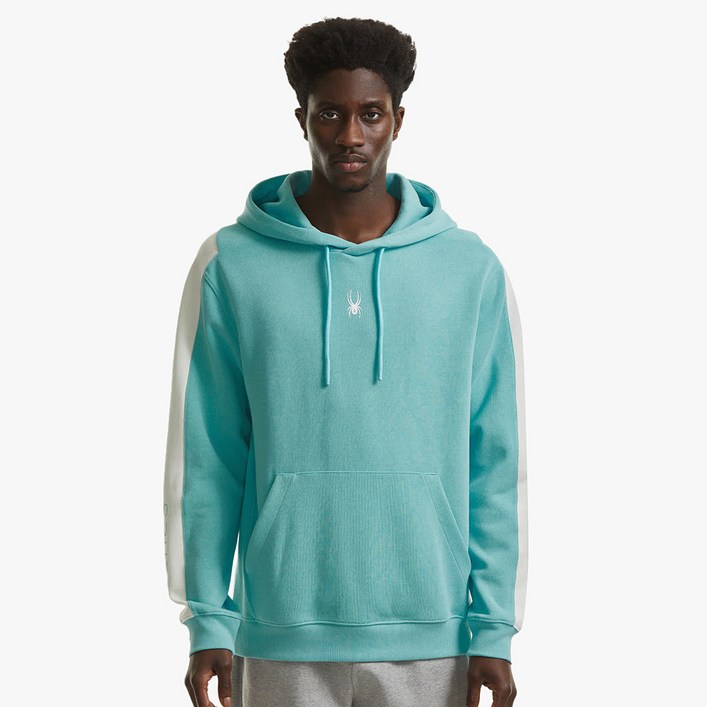 스파이더 본사 직영 공용 슬리브 레터링 로고 후드 SPHPCNHD303UMNT