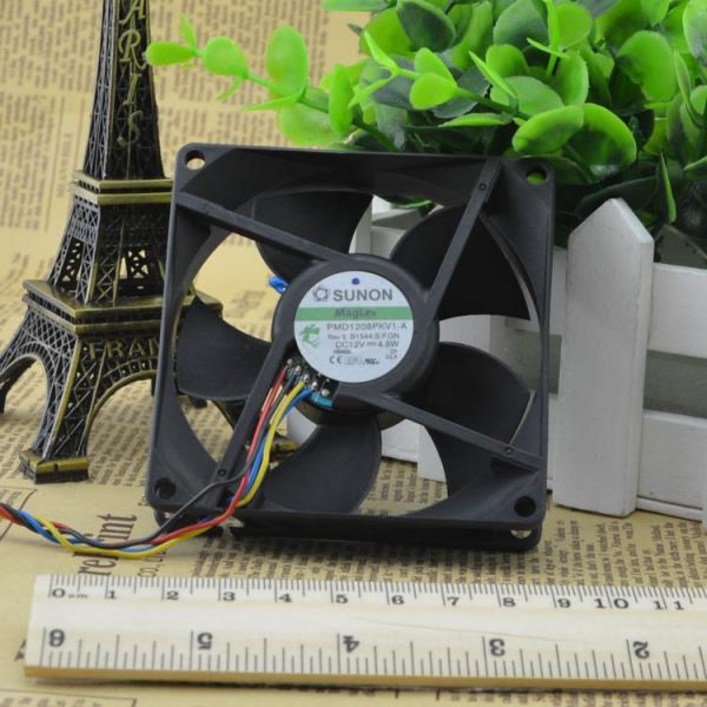 ADDA 8CM 8020 속도제어 12V 4.8W PMD1208PKV1A 4 와이어 냉각팬