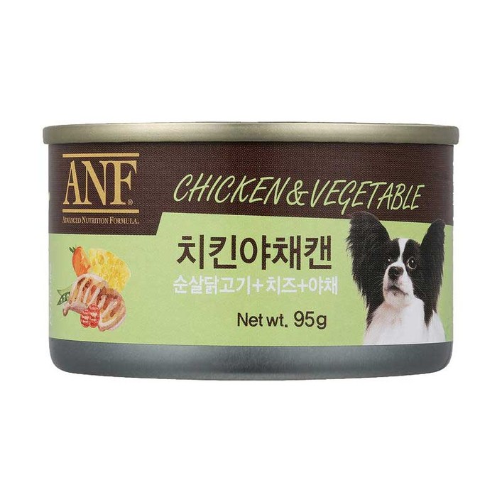 [24개1박스]anf 캔(독) 95g 치킨야채 강아지캔