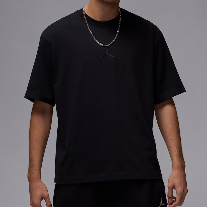 나이키 남성 스포츠웨어 조던 플라이트 에센셜  반팔 티셔츠  블랙  오버사이즈핏 웨어양말구성