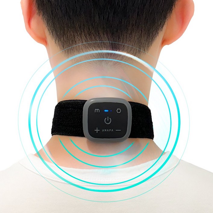 아나파 미세전류 저주파 목 마사지기 안마기