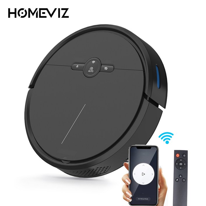 HOMEVIZ 스마트 로봇 물걸레 청소기 SD-1 로봇청소기+물탱크, SD-1