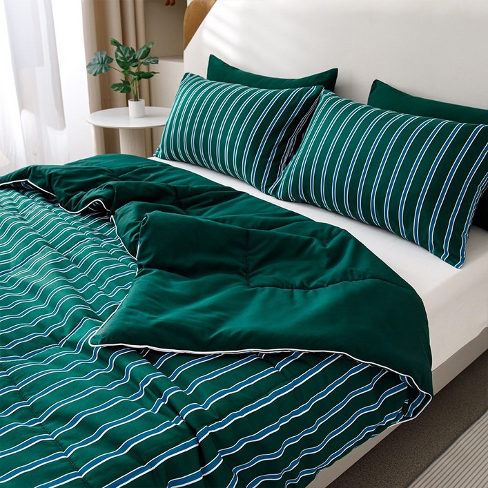 인더배드 사계절 소프트 슬립 워싱 차렵이불