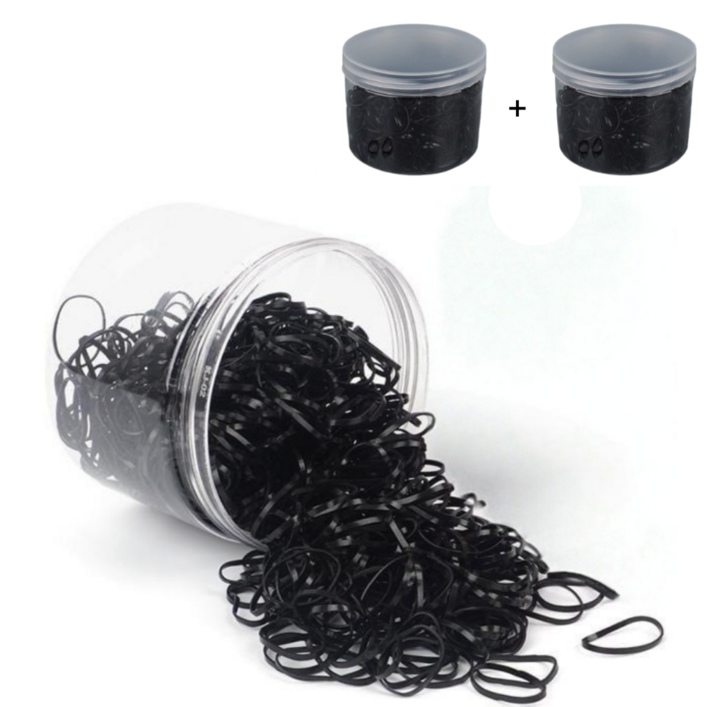 웜네스트 머리끈 대용량 여성 머리끈 1000개