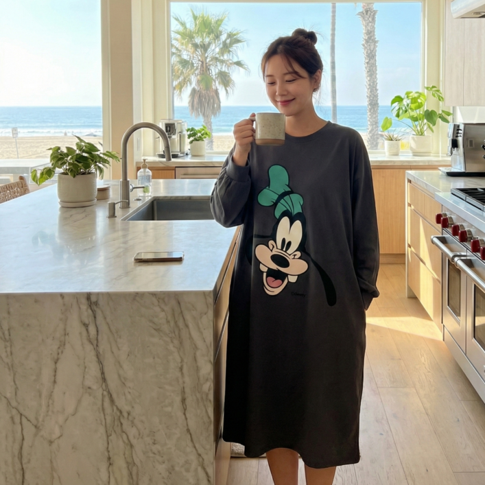 디즈니 홈웨어 원피스 / 미키 구피 미니특양면 디즈니정품