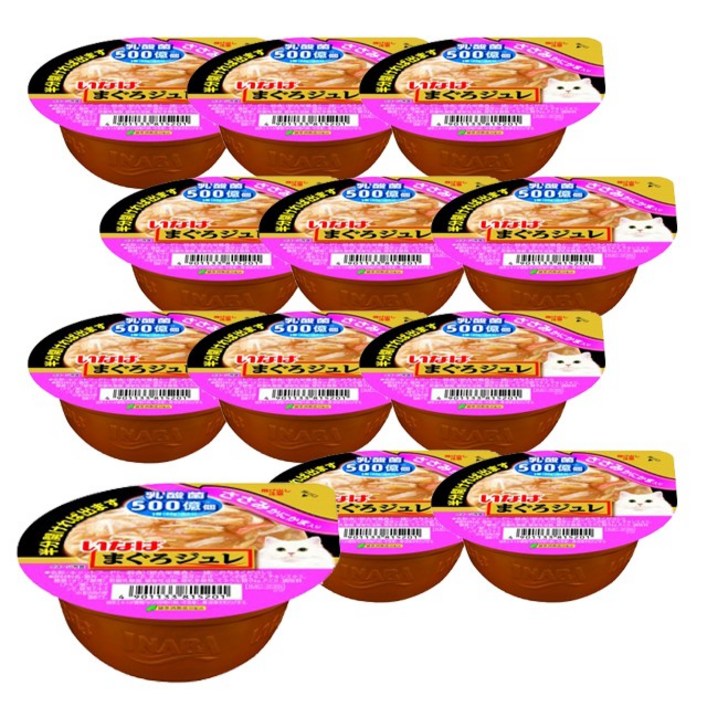 리뉴얼 nanaharu 이나바 마구로쥬레 유산균 65g, 혼합맛닭가슴살게맛살, 65g, 12개