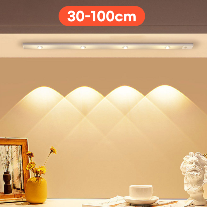 Aerolux 3색 LED 센서등 무드등 인체감지 USB 간편충전 인테리어 조명, 블랙