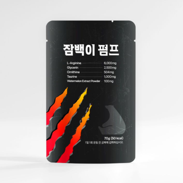 잠백이 펌프 70ml x 30팩 헬스부스터 운동부스터 운동전부스터 펌핑부스터 무카페인 글리세롤 시트룰린, 30개, 단일상품, 70ml