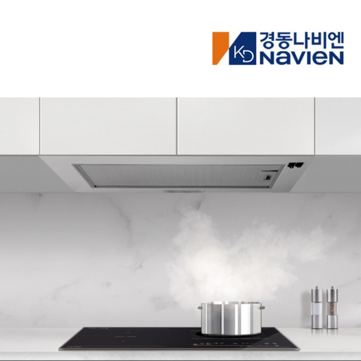 경동나비엔 600장 가스레인지/전기레인지용 히든 매립형 주방 렌지 후드 RGM150