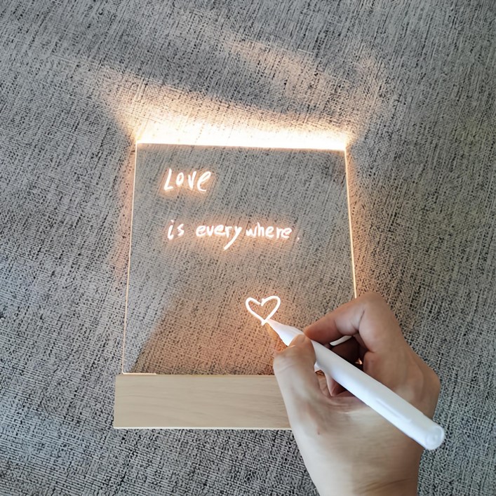 아크릴 그리는 무드등  마카펜  펜슬, 혼합색상