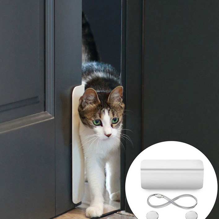 강아지 고양이 방문펫도어 반려동물 자동출입문 안전문