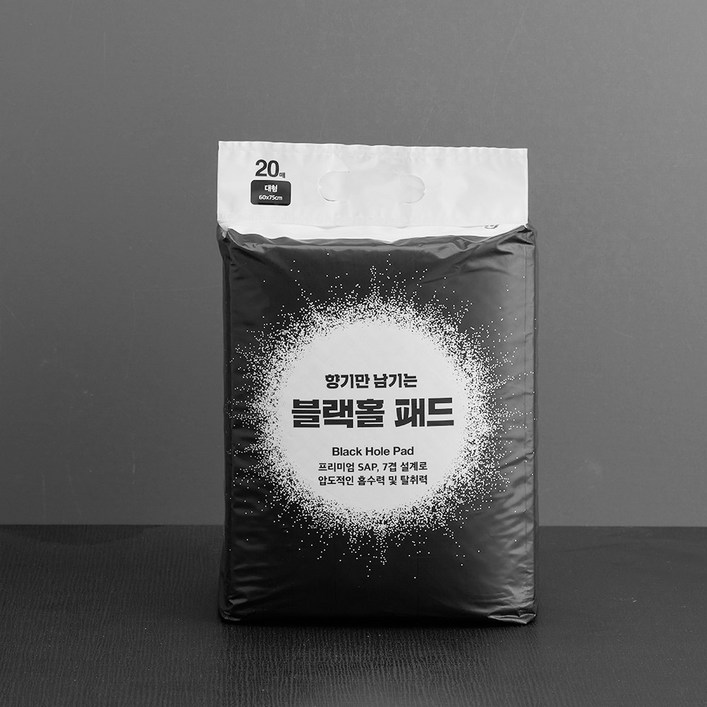 펫띵 블랙홀 배변패드 XL대형사이즈 20매, 20개입, 4세트