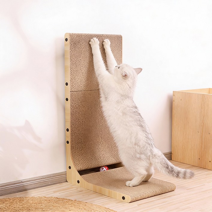 티유 벽면형 수직 고양이 스크래쳐