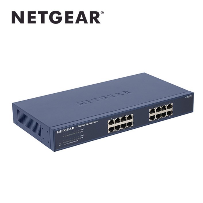 넷기어 16포트 스위칭허브 1000Mbps JGS516, 1개 넷기어 16포트 스위칭허브 1000Mbps JGS516, 1개