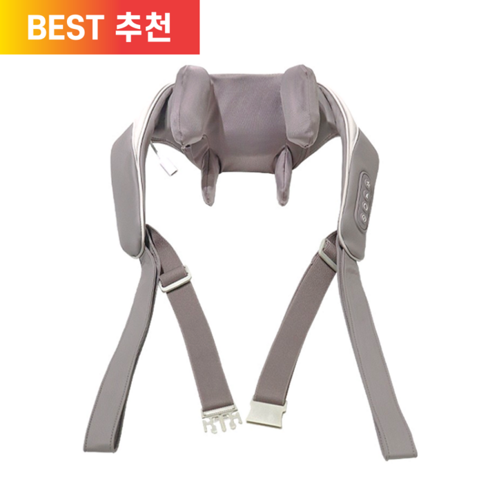 기간한정 할인 이벤트 NEW 라몬트 BEST 2 in 1 목 어깨 승모근 마사지기 안마기 온열 ctype 2단계 작동모드 전신 가정용 휴대용 간편세척