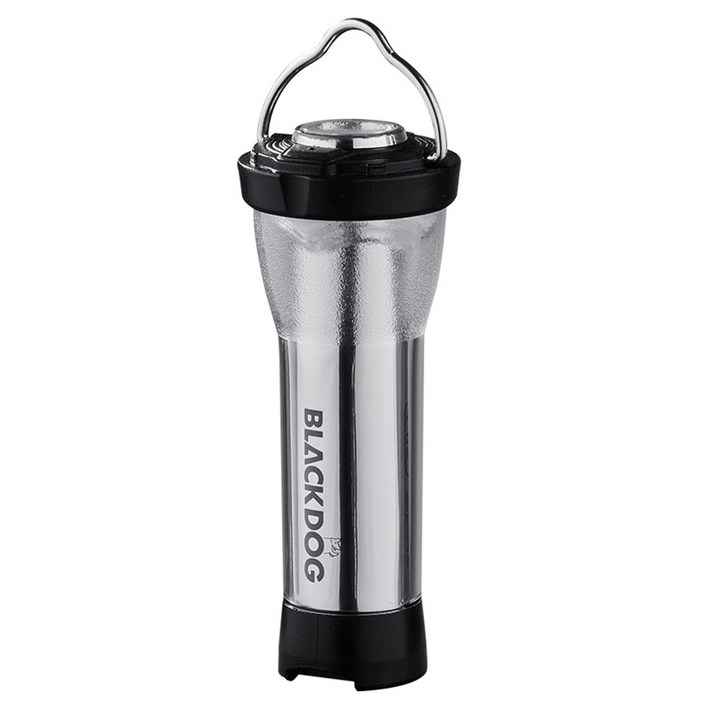 BLACKDOG 플래시라이트 캠핑 랜턴 3.0 BD-LYD006, 1개, 실버