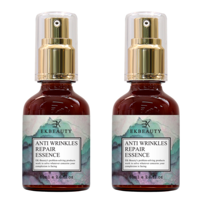 이케이뷰티 기능성 탄력 영양에센스 허니콜라겐 주름개선 안티에이징 보습 무파라벤 천연제품, 60ml, 2개