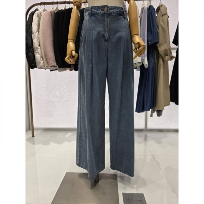 CC콜렉트 핀턱 디테일 와이드 데님 팬츠 E232PSA149584935 CC콜렉트 핀턱 디테일 와이드 데님 팬츠 E232PSA149584935