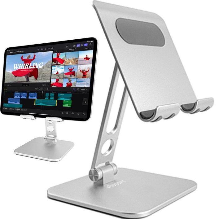 WDT1H  와이즈데이 접이식 휴대용 아이패드 갤럭시탭 태블릿 거치대