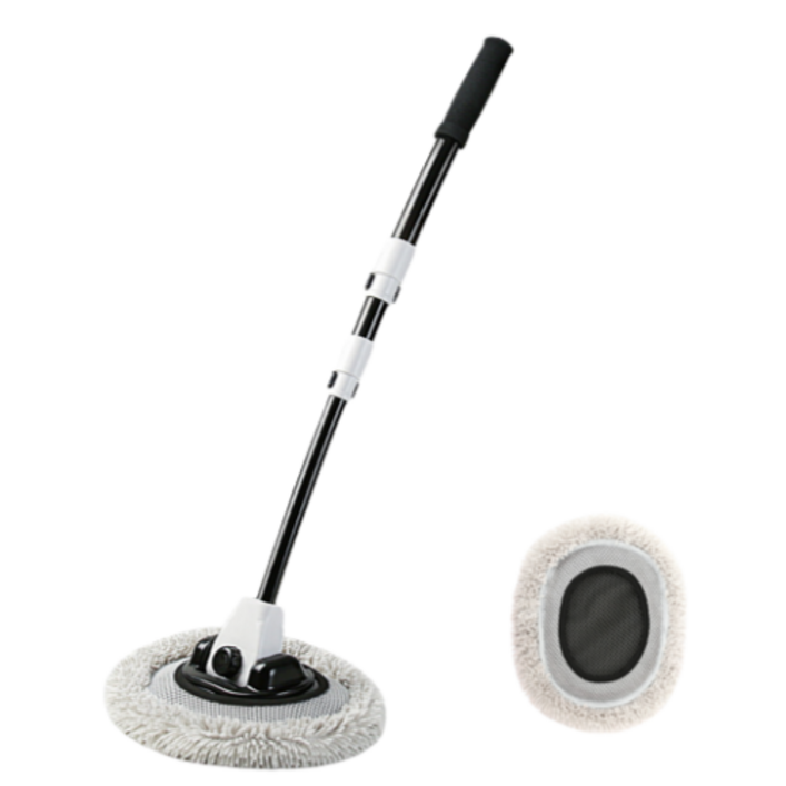 후니스 세차 밀대 세차용품 엘보소프트브러쉬, 블랙화이트, 1개