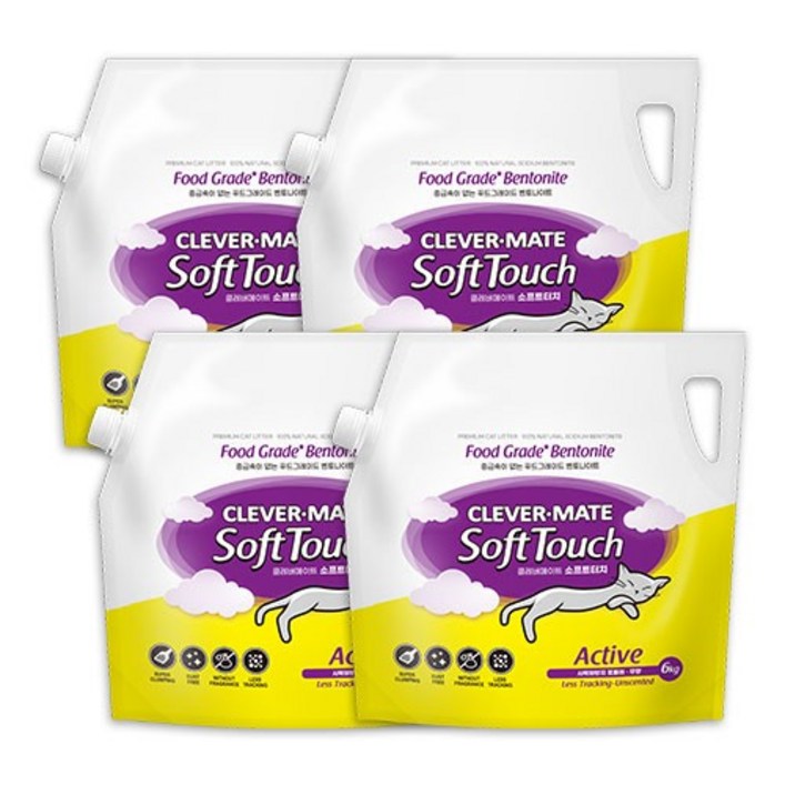 NEW  소프트터치 액티브 6kg4봉