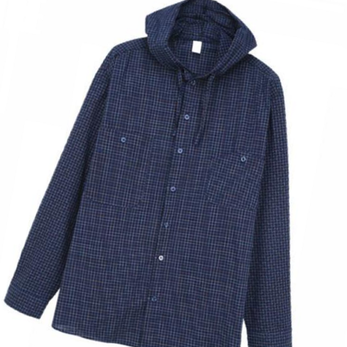 스콰즈 셔츠 STW185 3COLOR 남여공용 체크 후드남방 678000EA