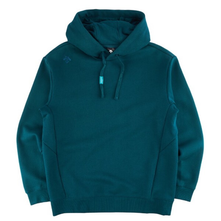 데상트 테리 백그래픽 후드티 SQ123UHD21 DGRN