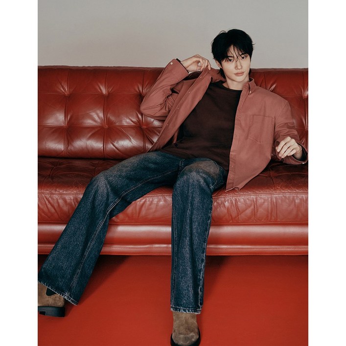 2001아울렛분당점지오다노NEW 변우석 남자 MW 배기 와이드핏 데님01115944