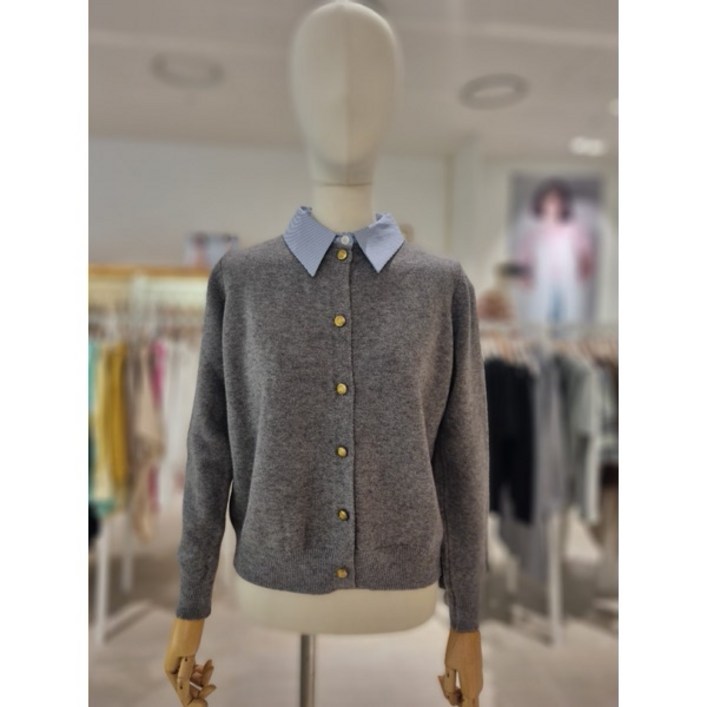 [레코브] 카라배색 포인트 니트가디건(LC31EXKC528X)