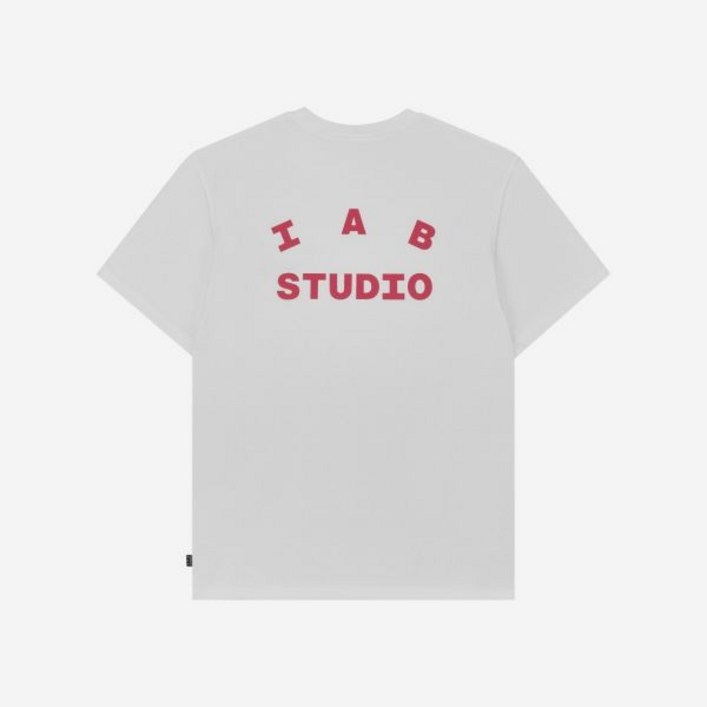 정품 보증 아이앱 스튜디오 티셔츠 화이트  IAB Studio TShirt White