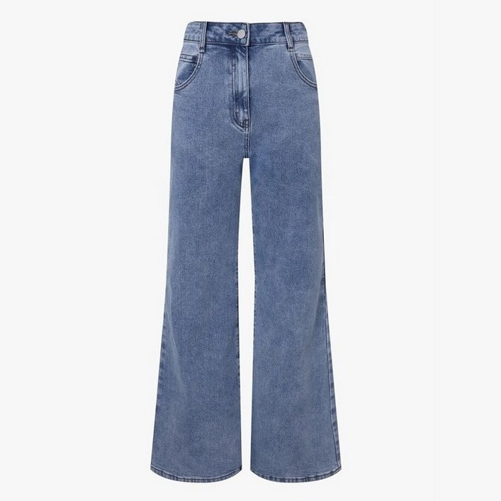 [백화점 정품] 잇미샤 와이드 핏 포켓 배색 데님팬츠 ITQ3YDP900