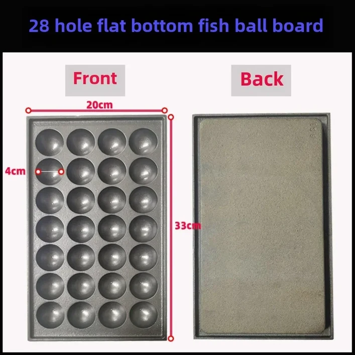 문어 미트볼 기계 가열 생선 공 보드 폭탄 불타는 사자 머리 비 스토브 베이킹 트레이