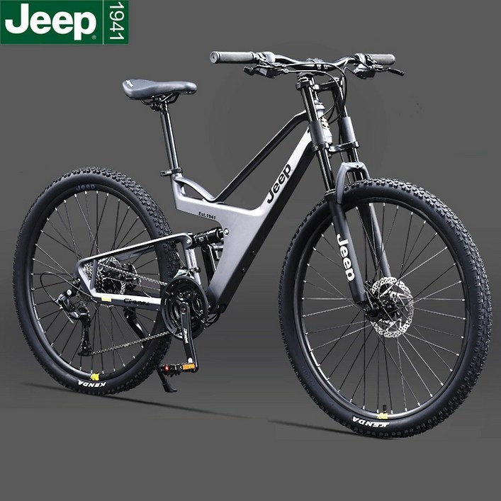 Jeep 산악자전거 풀샥 MTB 초경량합금 듀얼 서스펜션 디스크브레이크 리어샥  가성비