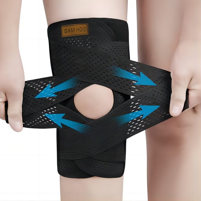 삼후 무릎보호대, 2개, 블랙 삼후 무릎보호대, 2개, 블랙