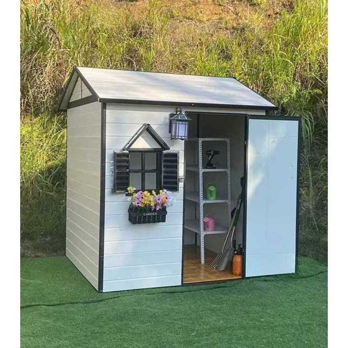 펜션 농막 조립식창고 오두막 빌라 주택 창고 하우스 상품, B형 폭 200x깊이 136x높이 226cm