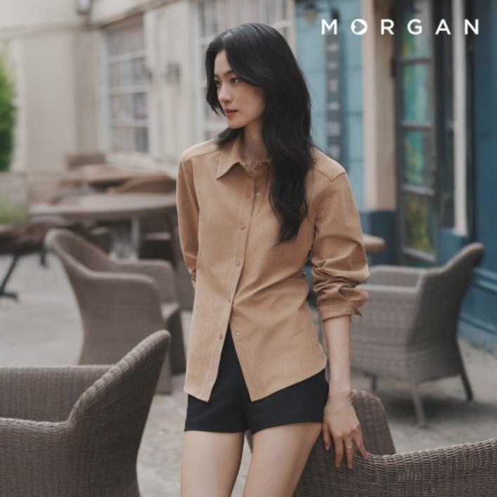 모르간 25FW FAUX 스웨이드 셔츠 1종